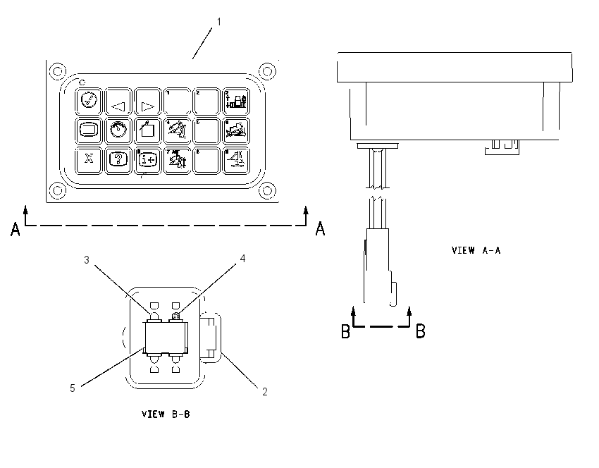 MODULE GP-MONITOR KEYPAD 1832009 CAT