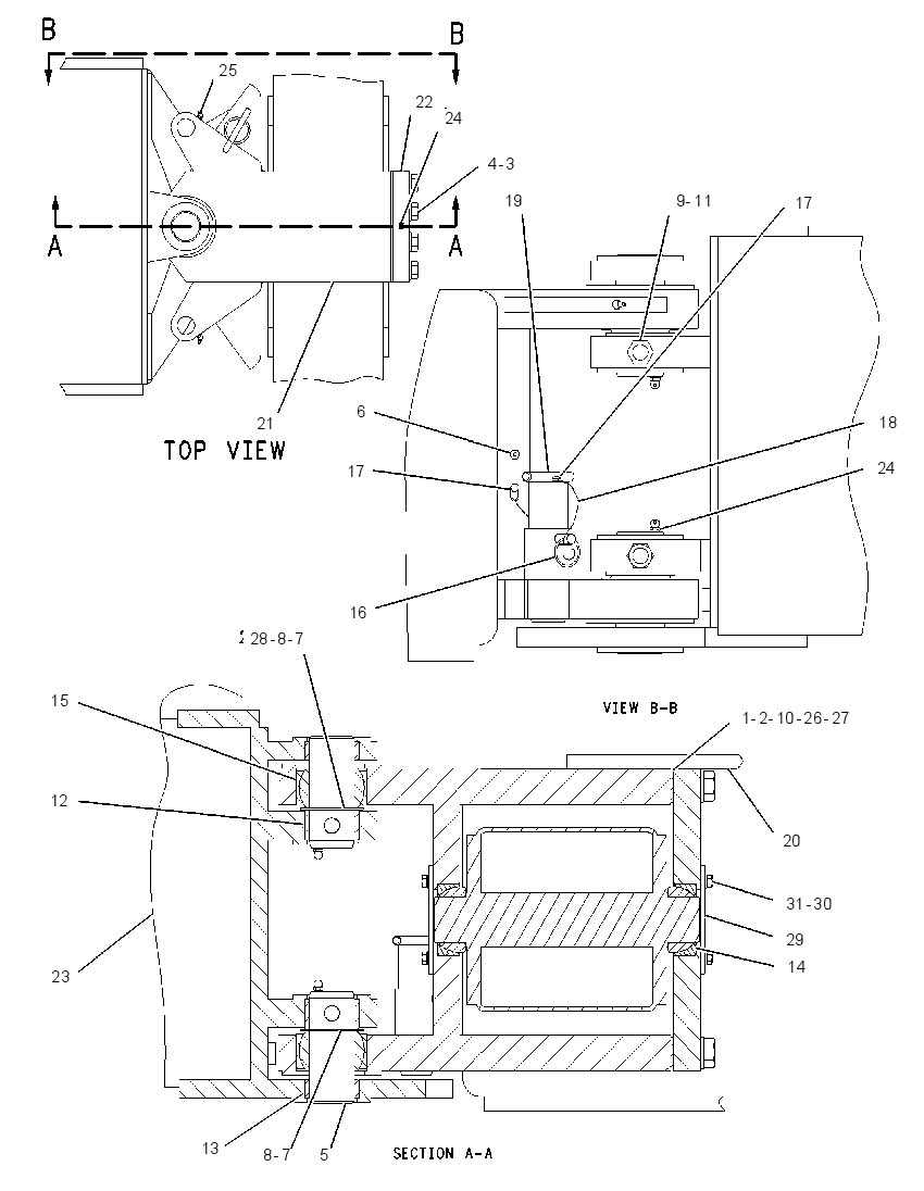 FRAME GP-MAIN 1728825 CAT