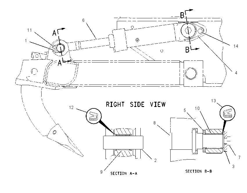 CYLINDER & MTG GP-RIPPER 1615695 CAT