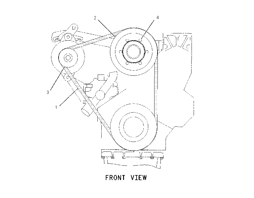 PULLEY GP-FAN & ALT DRIVE 1661239 CAT
