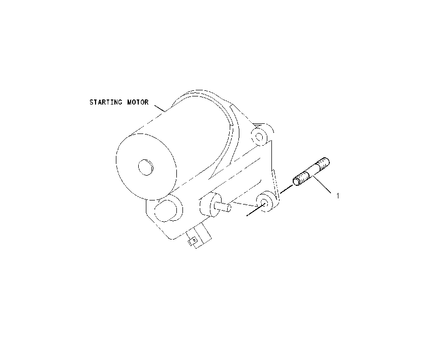 MOUNTING GP-STARTING MOTOR 3521020 CAT