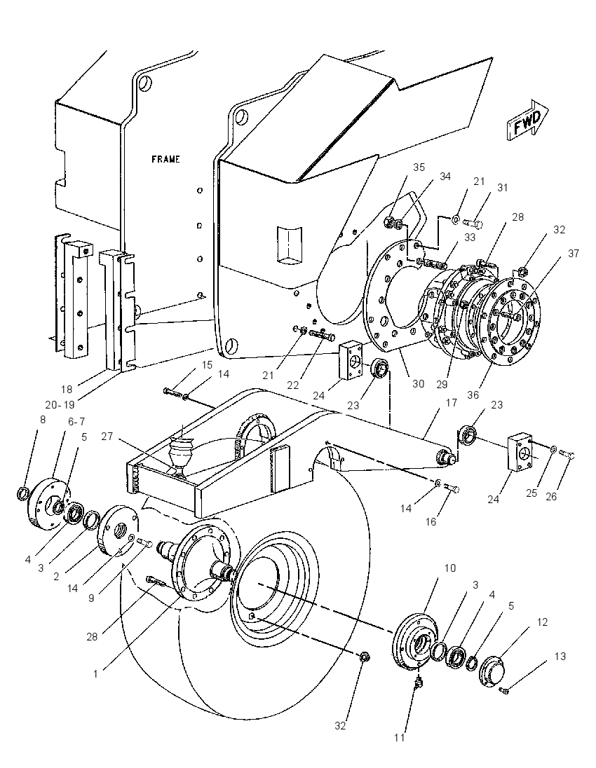 WHEEL GP-REAR 1263459 CAT