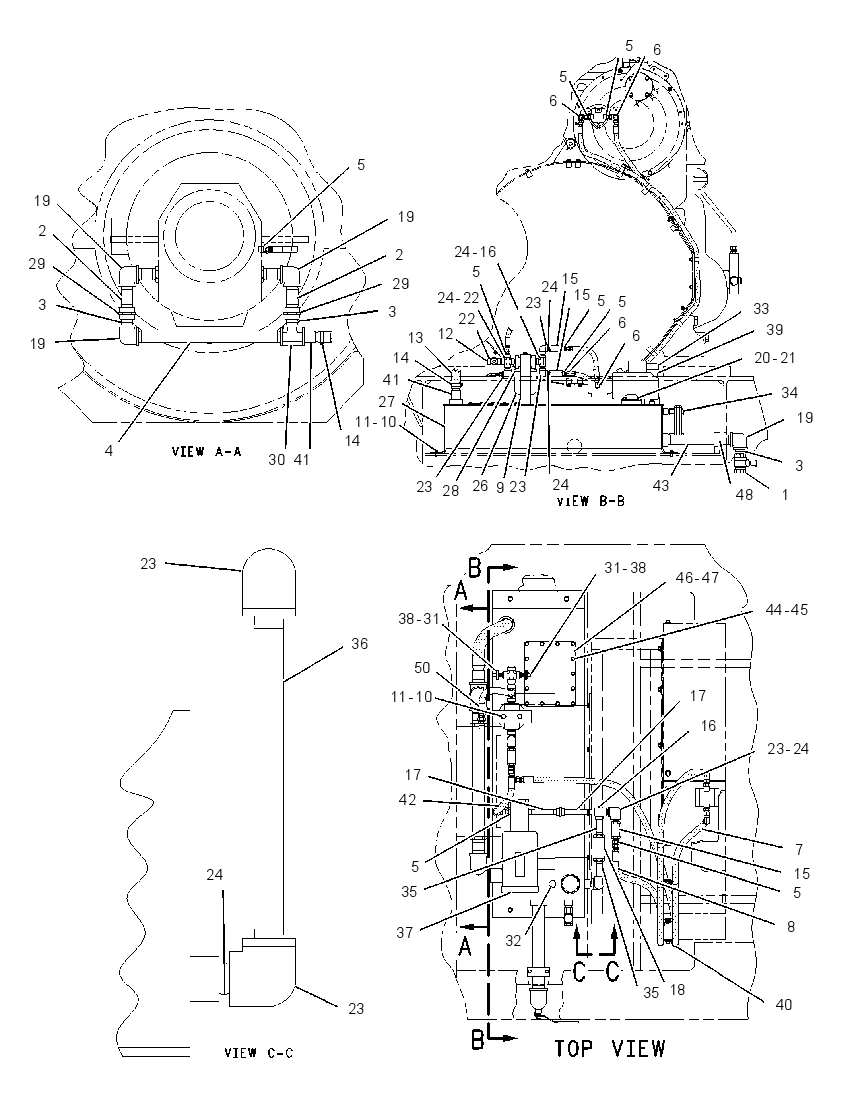 LINES GP-GENERATOR LUBRICATION 1285589 CAT