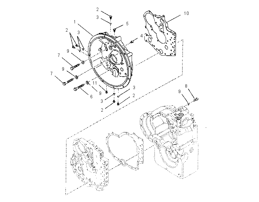 HOUSING GP-TORQUE CONVERTER 1753093 CAT