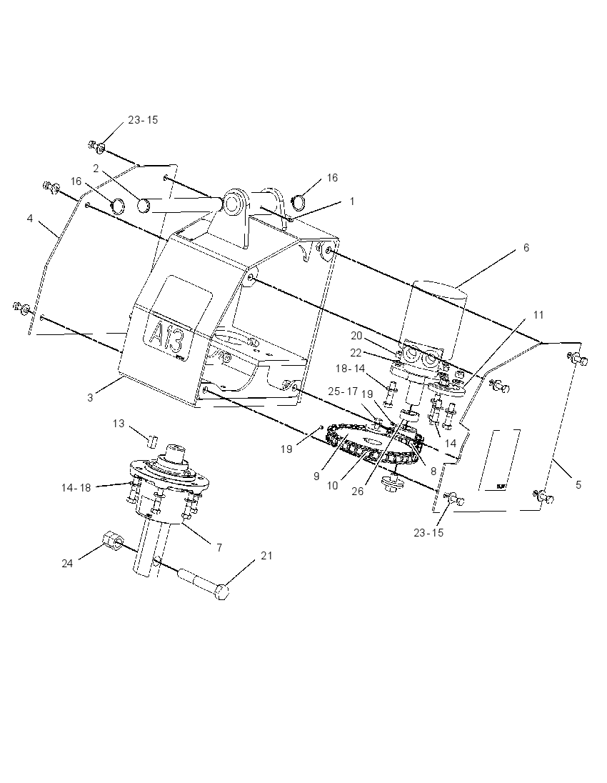 DRIVE GP-AUGER 1615830 CAT