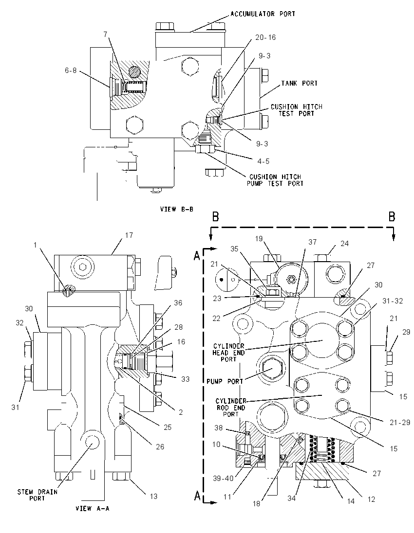 VALVE GP-LEVELING 6E0597 CAT