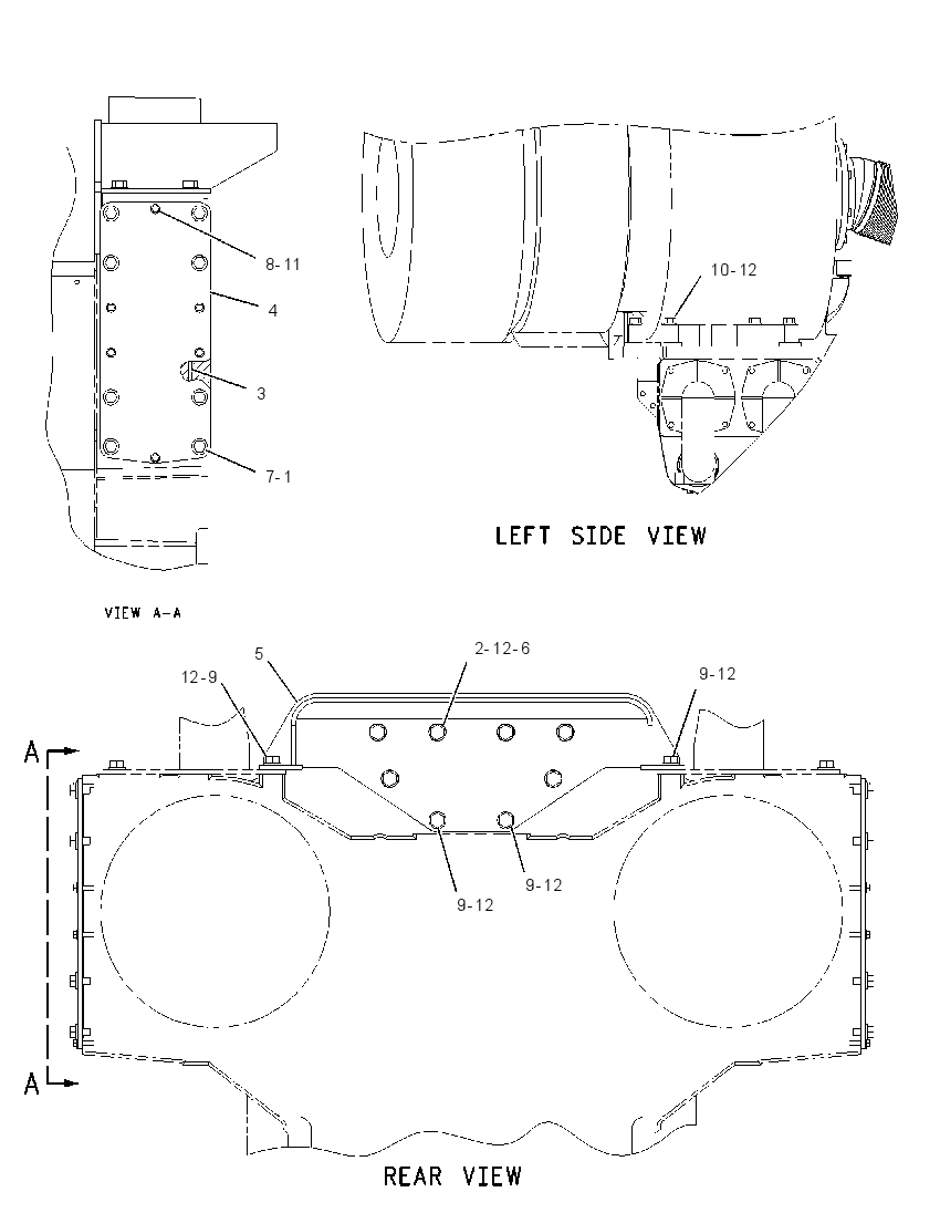 MOUNTING GP-TURBOCHARGER 1422841 CAT