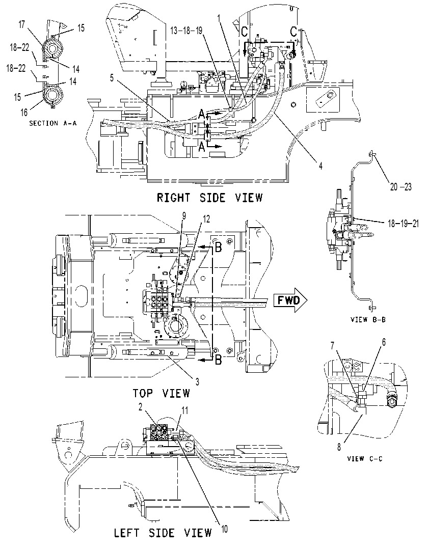 VALVE & LINES GP-GRAPPLE 1656632 CAT
