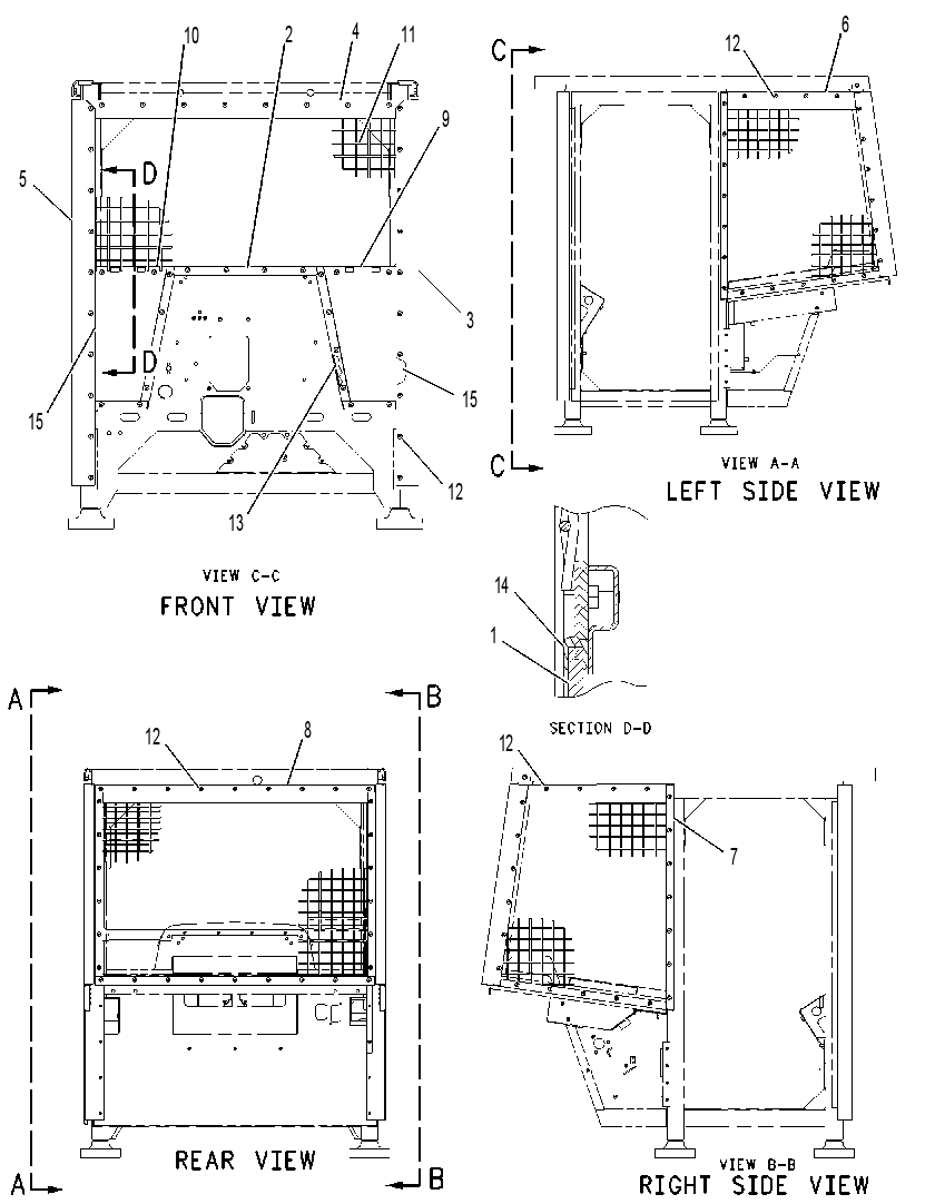 SCREEN GP-CAB 1587800 CAT