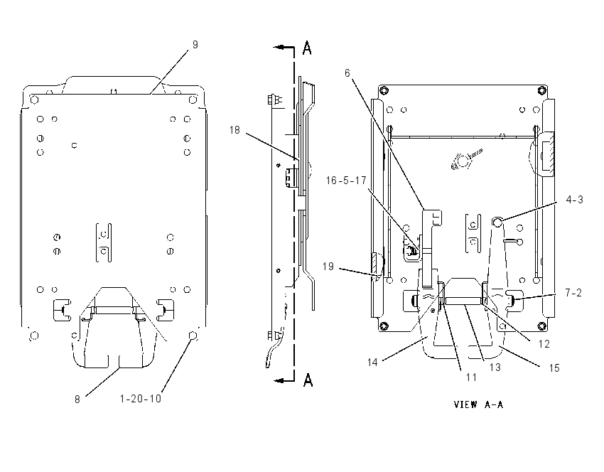 SWIVEL GP-SEAT 1735365 CAT