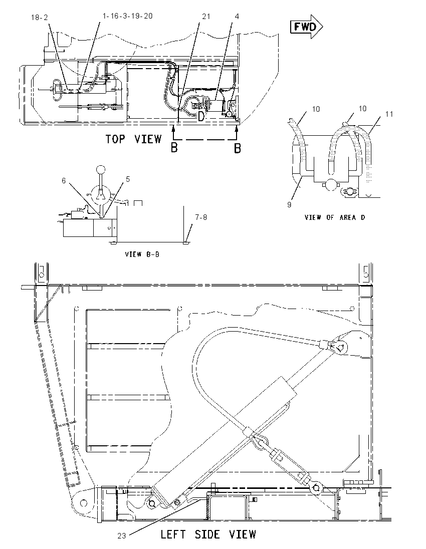 HYDRAULIC GP-TILT CAB 1483670 CAT