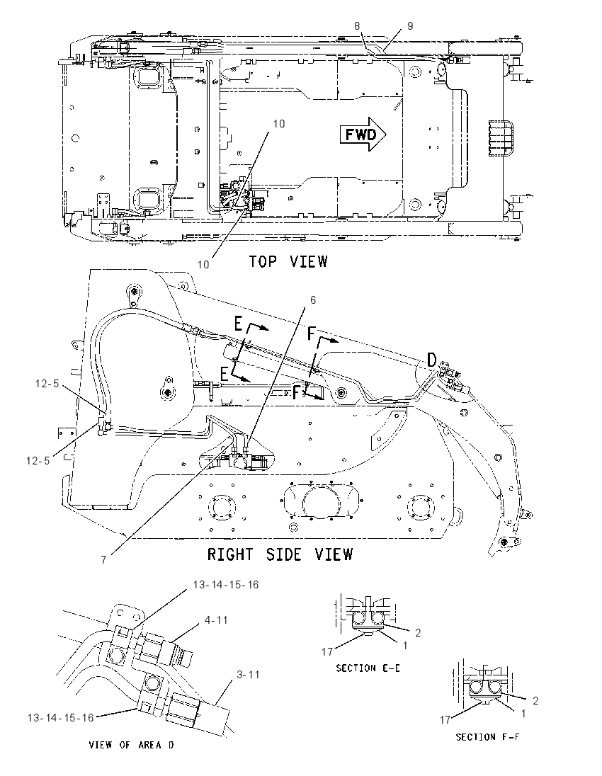 LINES GP-WORK TOOL 1429047 CAT