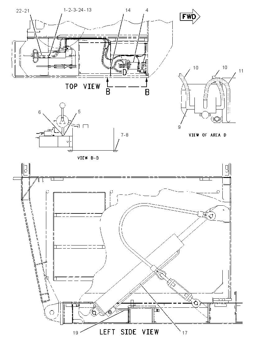 HYDRAULIC GP-TILT CAB 1483671 CAT