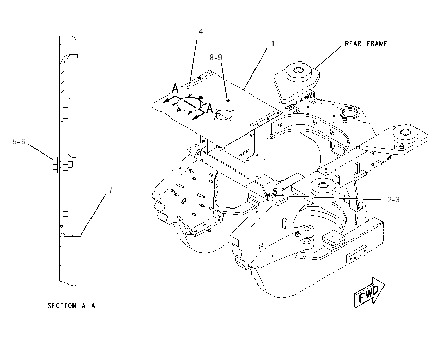 AIR INLET SUPPORT 1126959 CAT