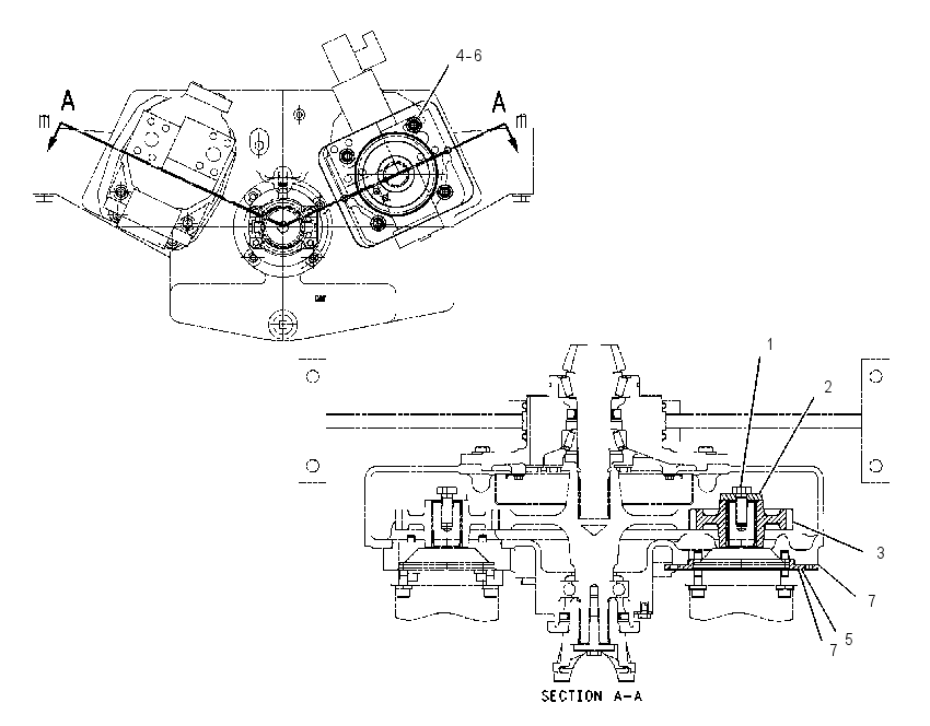 MOUNTING GP-MOTOR 1633461 CAT