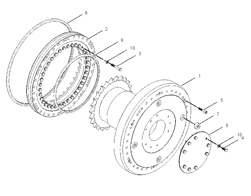 DRIVE GP-WHEEL 1760026 CAT