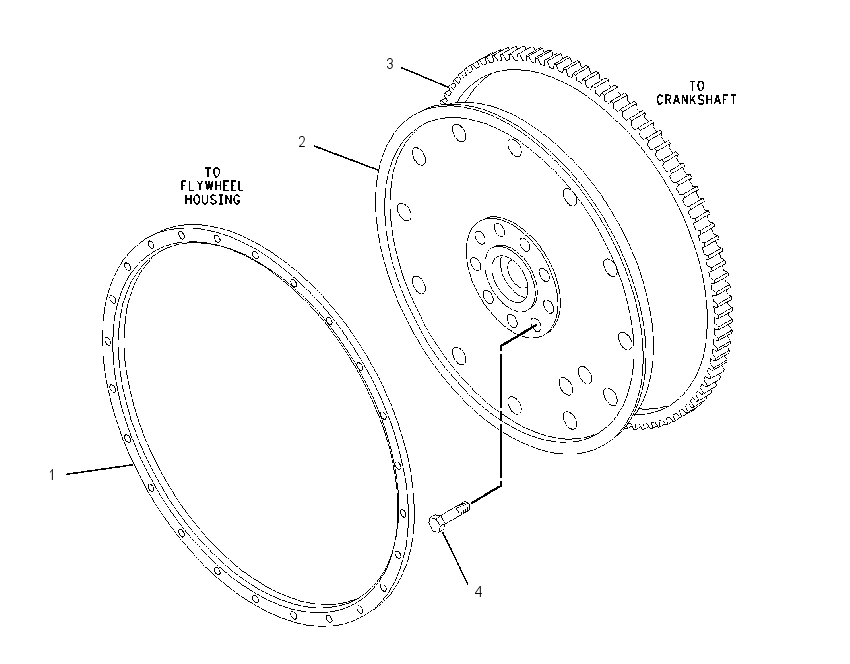 ADAPTER GP-FLYWHEEL HOUSING 1118012 CAT