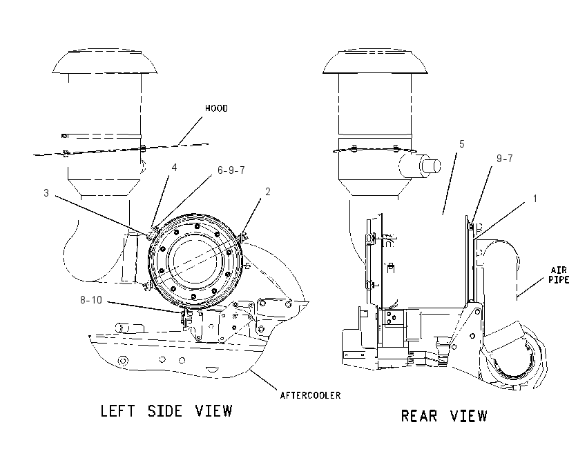 KIT-AIR CLEANER 1732103 CAT