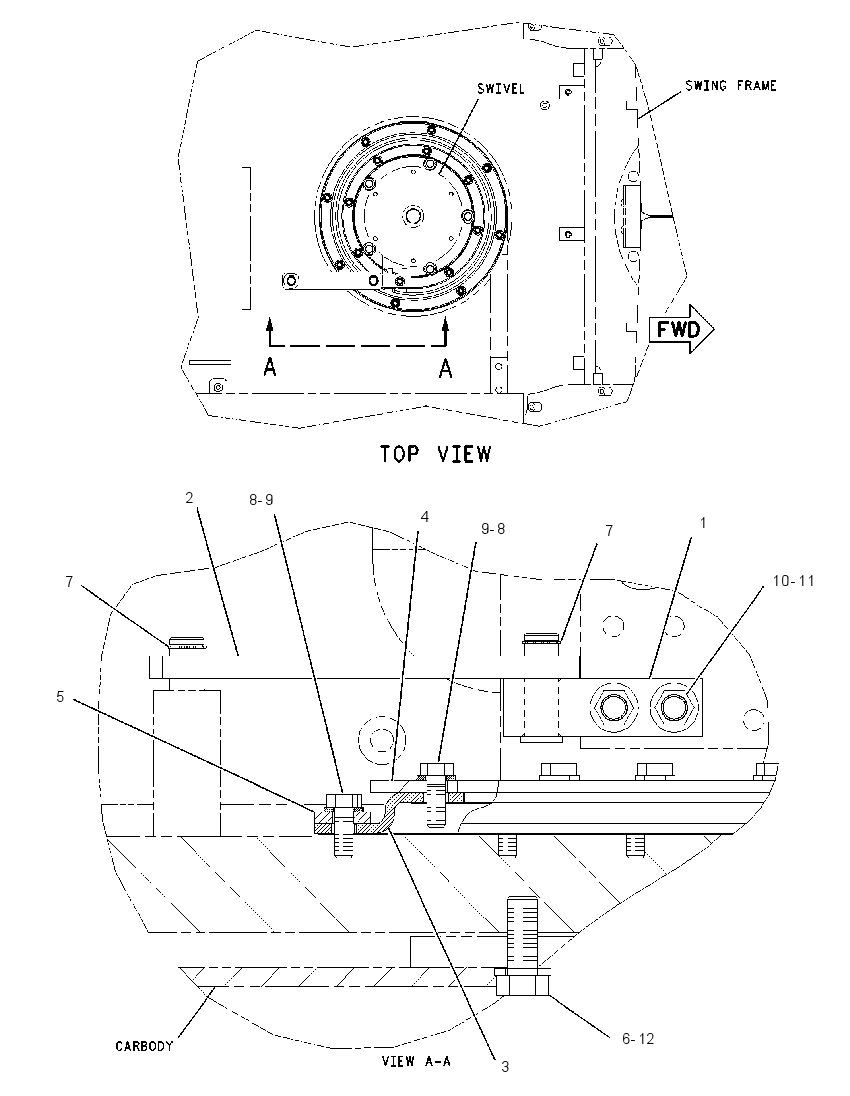 FASTENER GP-SWIVEL 1629559 CAT