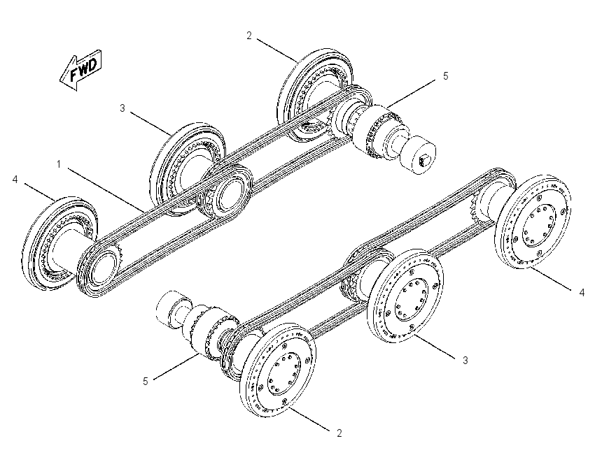 DRIVE GP-TRAVEL MOTOR & FINAL 1760816 CAT