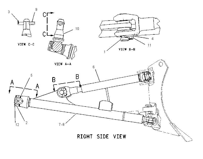 BRACE GP-BULLDOZER 1598153 CAT
