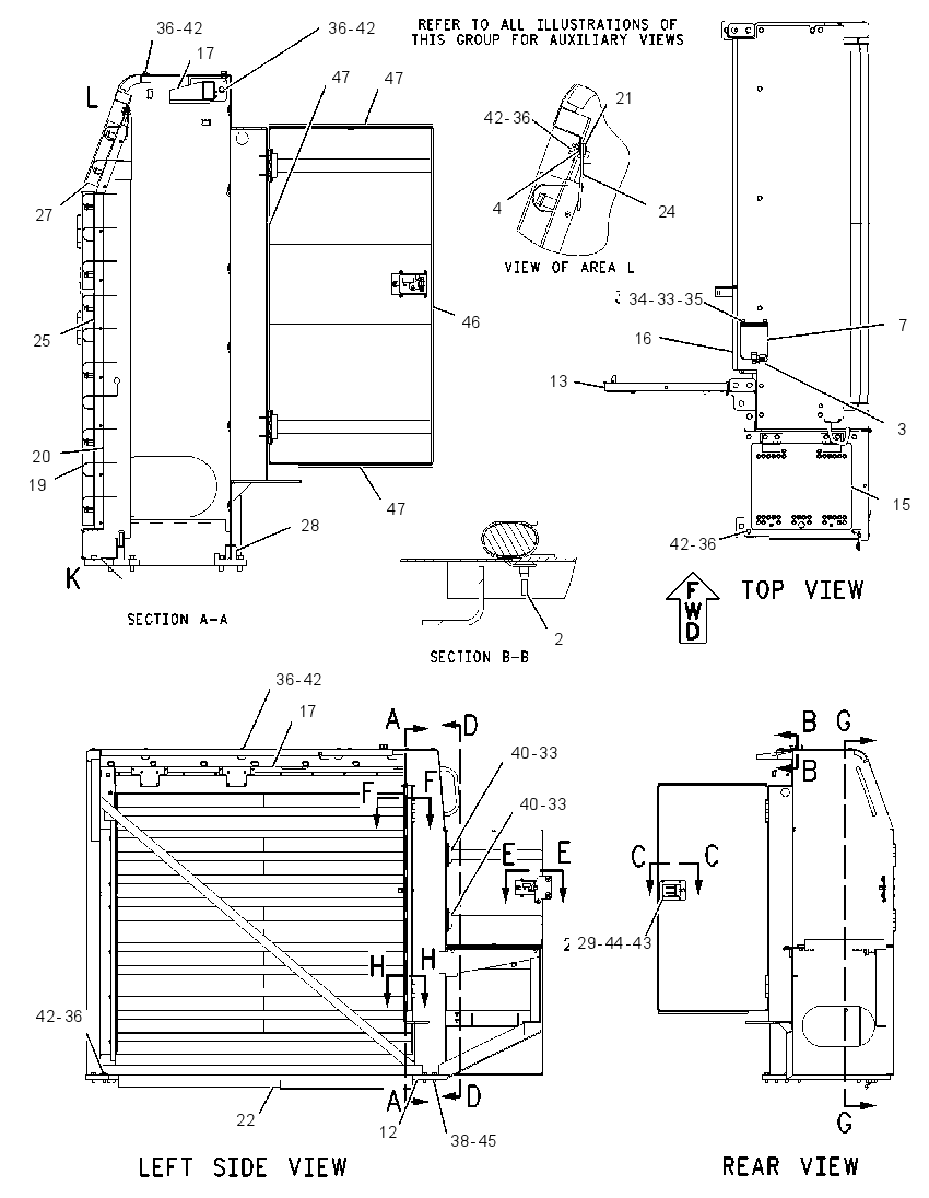 ENCLOSURE GP-RADIATOR 1704765 CAT