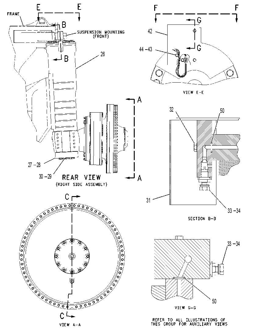 WHEEL & BRAKE GP 1736543 CAT