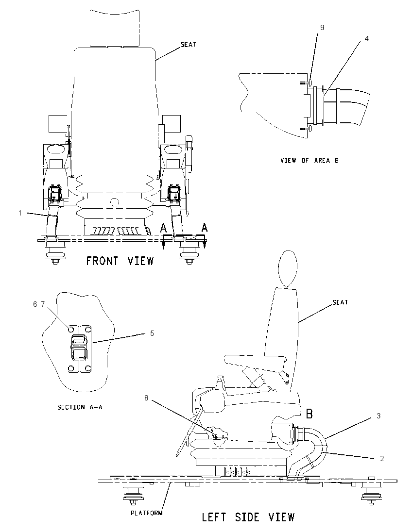 FASTENER GP-SEAT 1691346 CAT