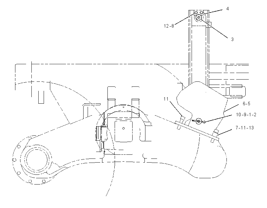 MOUNTING GP-BOGIE CYLINDER 1693024 CAT