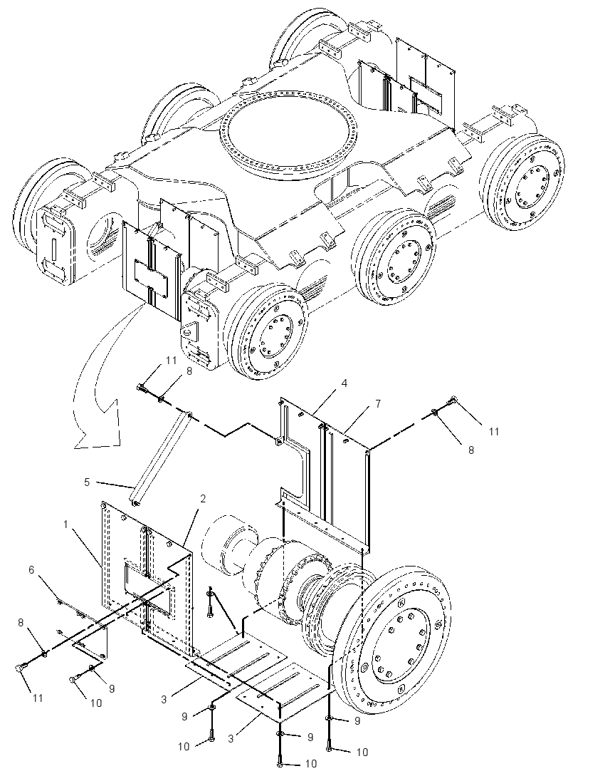 GUARD GP-UNDERCARRIAGE 1760848 CAT