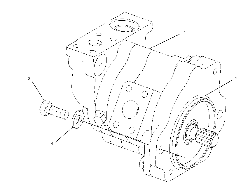 PUMP & MTG GP-TRANSFER GEAR 1490147 CAT