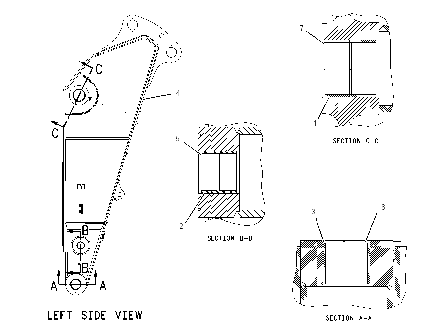 STICK & BEARING AS 1629646 CAT