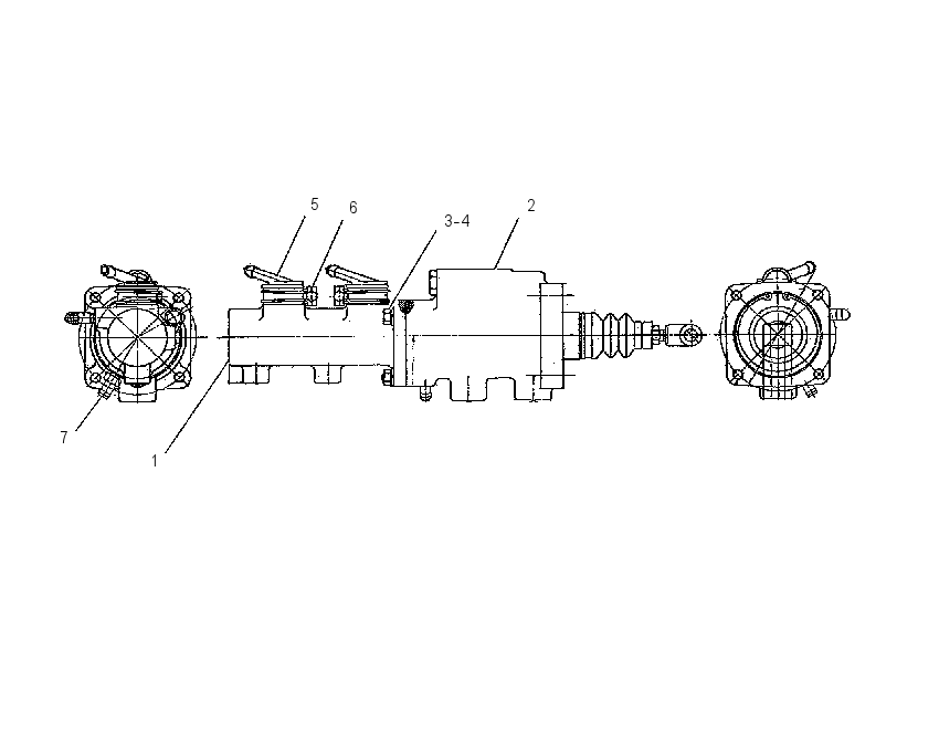 CYLINDER AS-MASTER 1270419 CAT