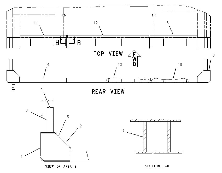 EXTENSION AS-TAIL 1860791 CAT