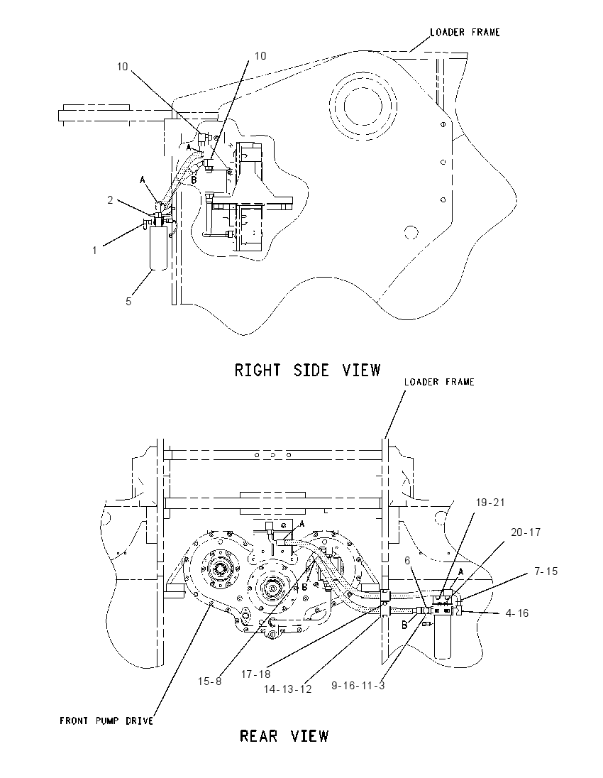 LINES GP-PUMP DRIVE 1384345 CAT