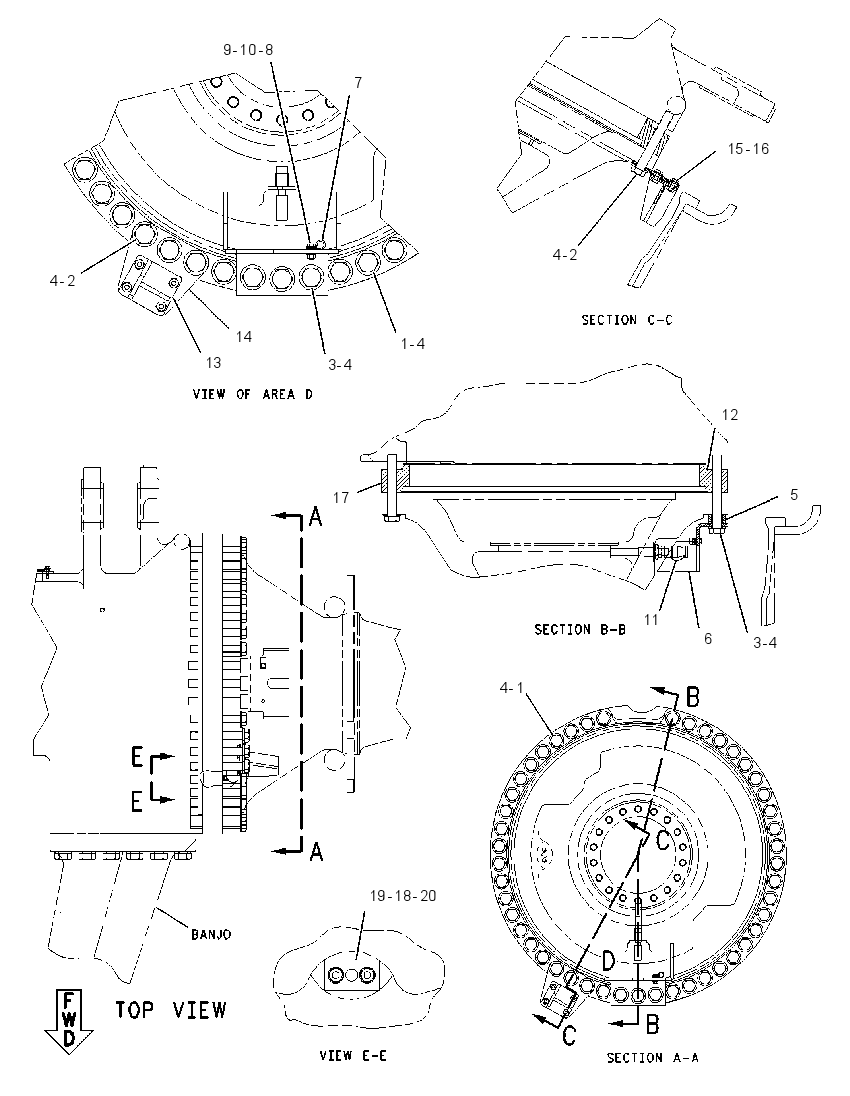 MOUNTING GP-WHEEL 1736974 CAT