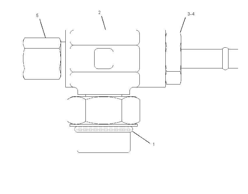 FITTING GP-WATER MANIFOLD 1539716 CAT