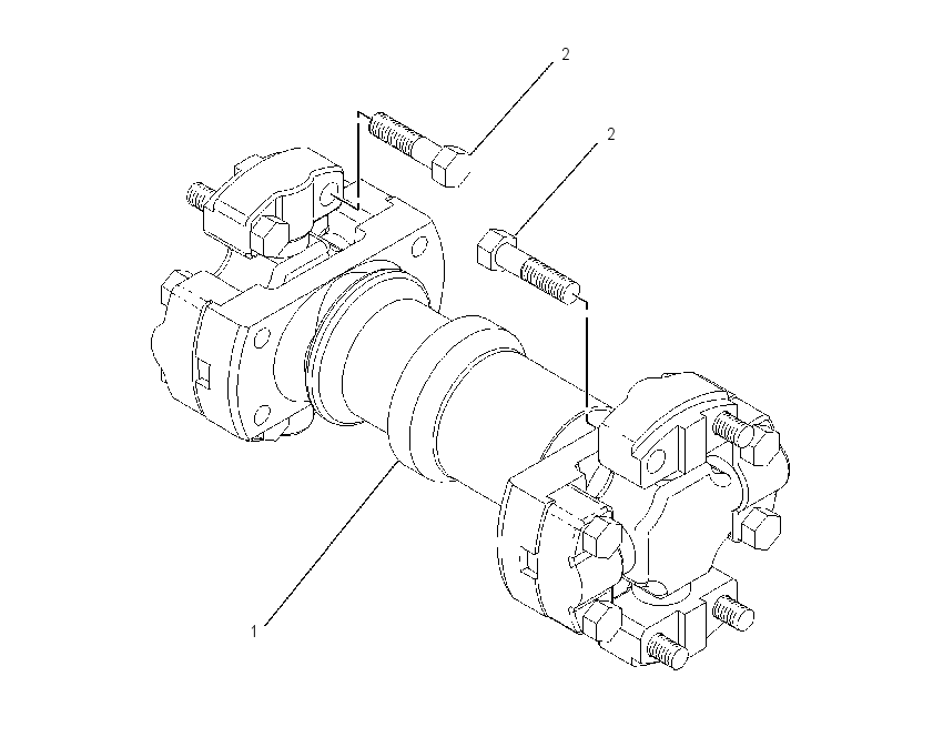 SHAFT GP-FRONT DRIVE 1752152 CAT