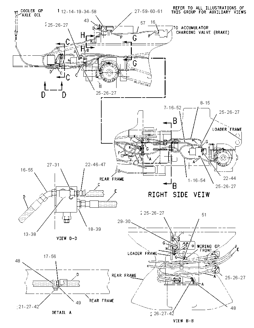 PUMP & LINES GP-AXLE OIL CLR 2Q8259 CAT