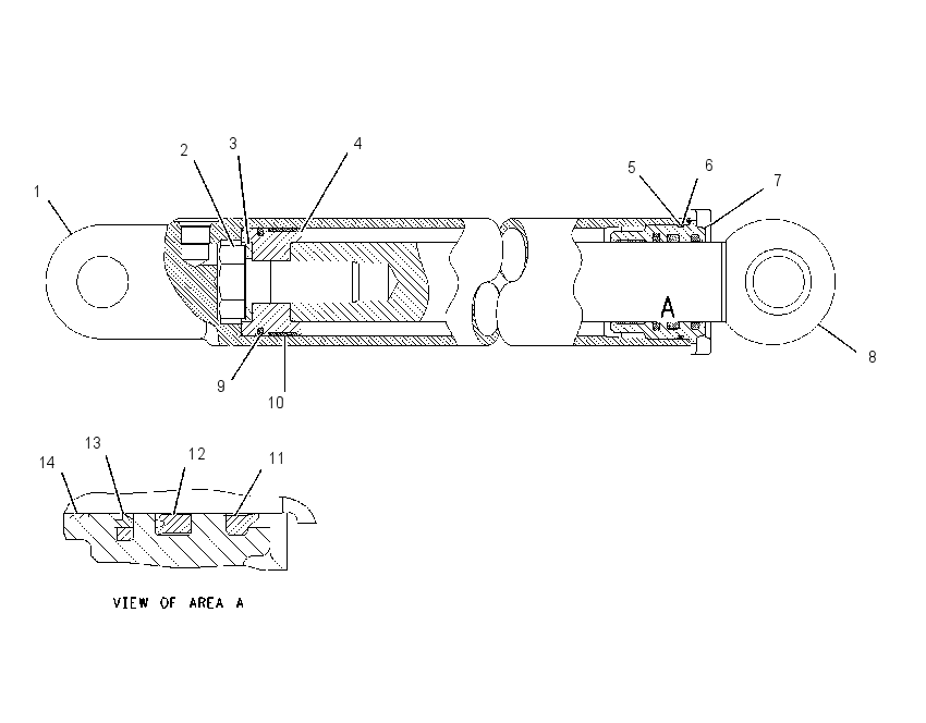 CYLINDER GP-BACKHOE BUCKET 1668141 CAT