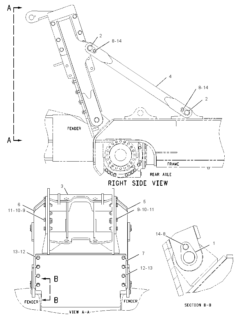 FRAME GP-FAIRLEAD 1841155 CAT