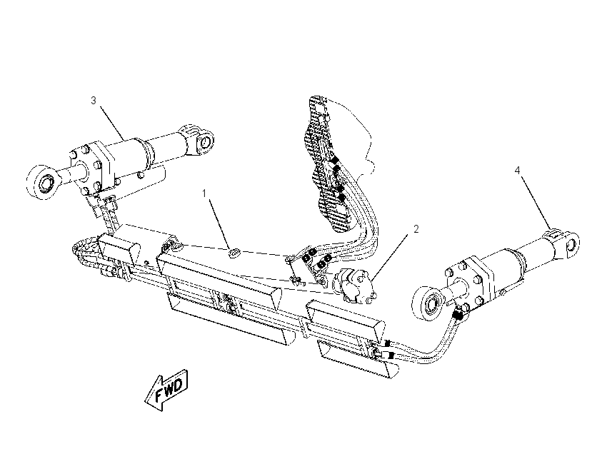 CYLINDER AR-DUAL TILT 1067362 CAT