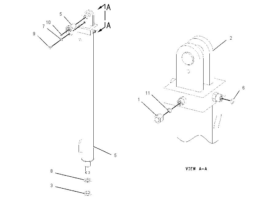 CYLINDER & MTG GP-ELEVATION 1313510 CAT