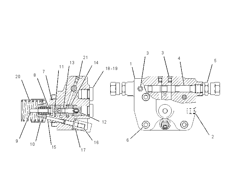 VALVE GP-MOTOR CONTROL 1235743 CAT