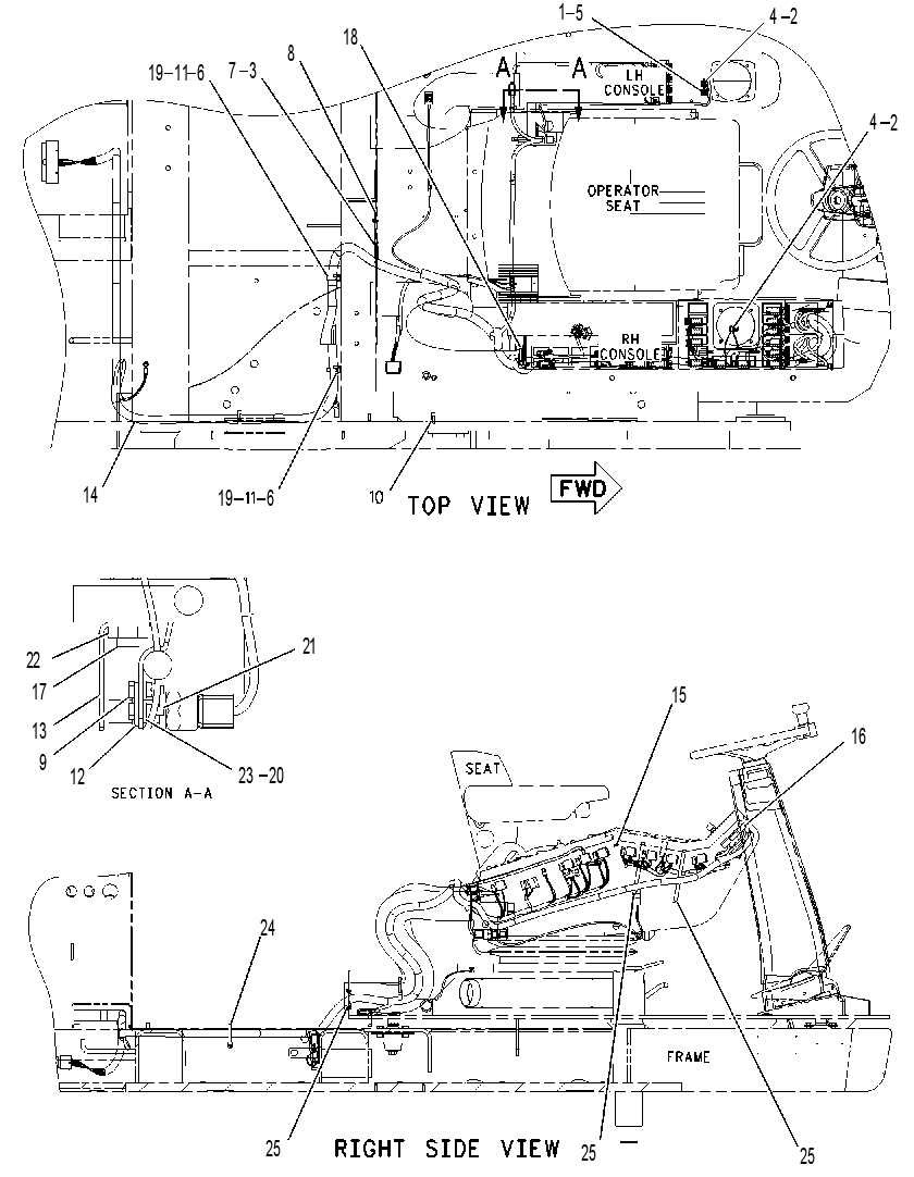 Проводка площадки 1799052 CAT