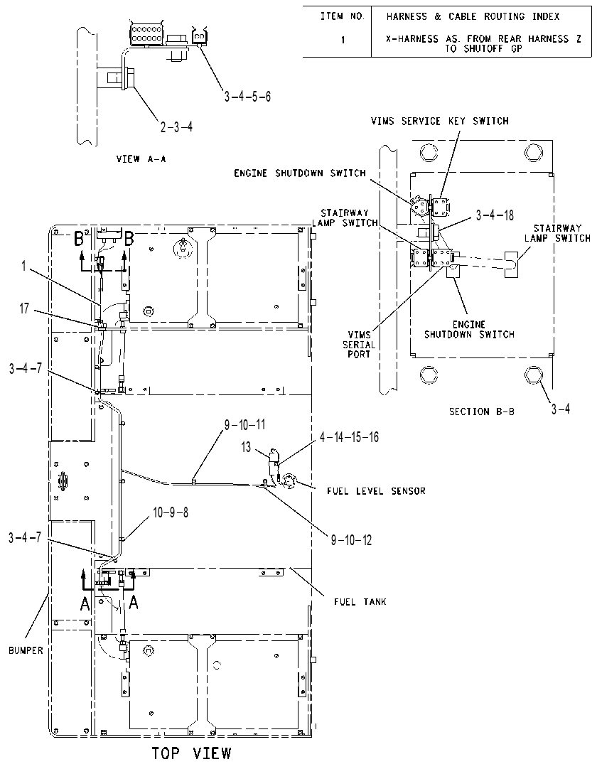 WIRING GP-BUMPER 1738463 CAT
