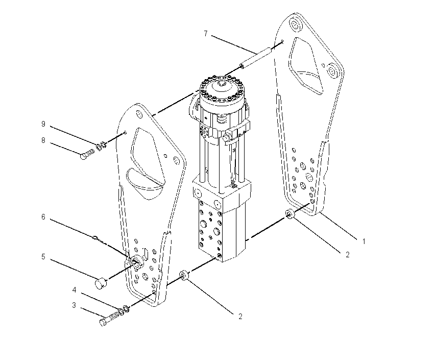 PLATE GP-HAMMER 1124843 CAT