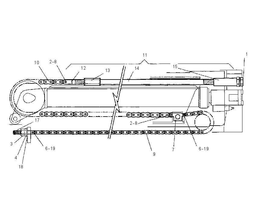 CHAIN GP-BOOM 8I6502 CAT