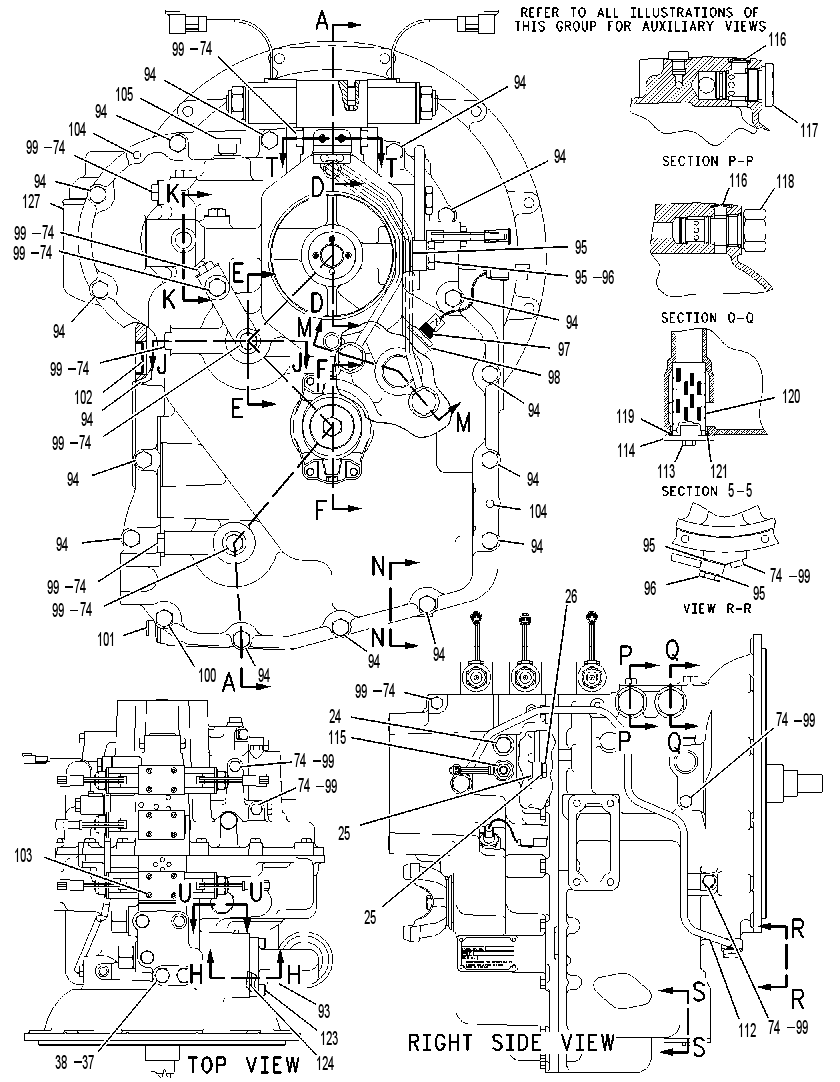 TRANSMISSION GP-POWER SHIFT 1843659 CAT