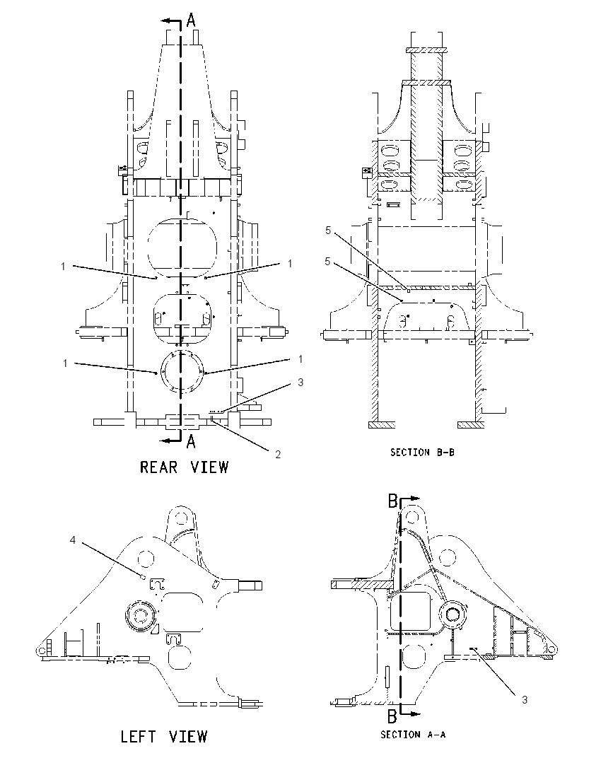 HARDWARE GP-LOADER FRAME 2Q8001 CAT